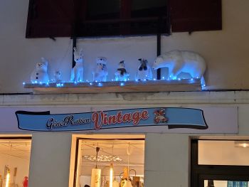 Fabrication support de Noël pour la boutique Vintage - Alex Home Services